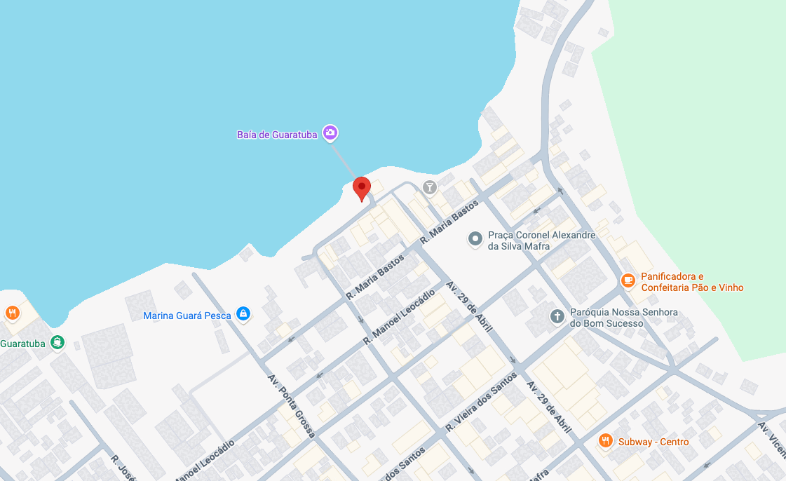 Ponto de embarque: Praça dos Namorados